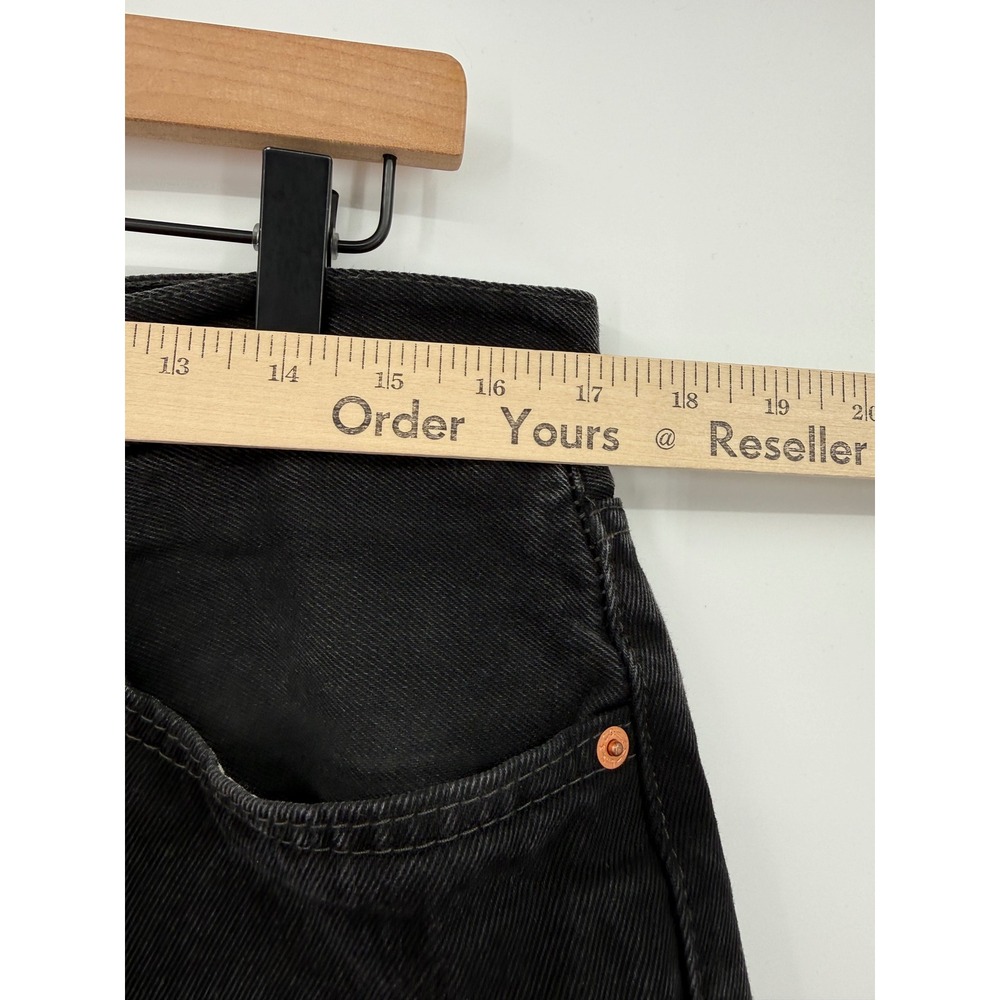Levis 550 Jeans Mens 34x29 Black Relaxed Fit Tapered Leg Fade Denim Pants - Picture 6 of 10